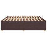 vidaXL Cadru de pat fără saltea, maro închis, 180x200 cm, textil vidaXL Cadru de pat fără saltea, maro închis, 180x200 cm, textil