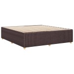 vidaXL Cadru de pat fără saltea, maro închis, 180x200 cm, textil vidaXL Cadru de pat fără saltea, maro închis, 180x200 cm, textil