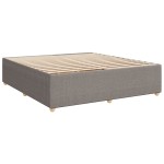 vidaXL Cadru de pat fără saltea, gri taupe, 180x200 cm, textil vidaXL Cadru de pat fără saltea, gri taupe, 180x200 cm, textil