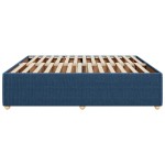 vidaXL Cadru de pat fără saltea, albastru, 180x200 cm, textil