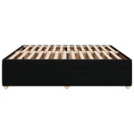 vidaXL Cadru de pat fără saltea, negru, 200x200 cm, textil vidaXL Cadru de pat fără saltea, negru, 200x200 cm, textil