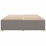 vidaXL Cadru de pat fără saltea, gri taupe, 200x200 cm, textil vidaXL Cadru de pat fără saltea, gri taupe, 200x200 cm, textil