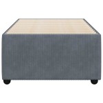vidaXL Cadru de pat fără saltea, gri închis, 80x200 cm, catifea vidaXL Cadru de pat fără saltea, gri închis, 80x200 cm, catifea