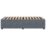 vidaXL Cadru de pat fără saltea, gri închis, 80x200 cm, catifea vidaXL Cadru de pat fără saltea, gri închis, 80x200 cm, catifea