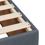 vidaXL Cadru de pat fără saltea, gri închis, 80x200 cm, catifea vidaXL Cadru de pat fără saltea, gri închis, 80x200 cm, catifea