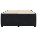 vidaXL Cadru de pat fără saltea Negru 120x190 cm catifea