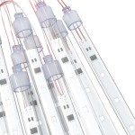vidaXL Lumini de meteoriți 20 buc. alb rece 50 cm 720 LED int./ext. vidaXL Lumini de meteoriți 20 buc. alb rece 50 cm 720 LED int./ext.