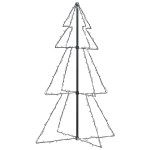 vidaXL Brad Crăciun conic, 78x120 cm, 160 LED-uri, interior & exterior vidaXL Brad Crăciun conic, 78x120 cm, 160 LED-uri, interior & exterior
