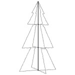 vidaXL Brad Crăciun conic, 300 LED-uri, 120x220 cm, interior&exterior