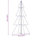 vidaXL Brad Crăciun conic 360 LED-uri, 143x250 cm, interior & exterior vidaXL Brad Crăciun conic 360 LED-uri, 143x250 cm, interior & exterior