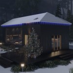 vidaXL Țurțuri luminițe de Crăciun 40 buc. albastru acril telecomandă vidaXL Țurțuri luminițe de Crăciun 40 buc. albastru acril telecomandă