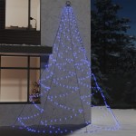vidaXL Brad de perete cu cârlig metalic 720 LED 5 m interior/exterior vidaXL Brad de perete cu cârlig metalic 720 LED 5 m interior/exterior