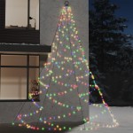 vidaXL Brad de perete cu cârlig metalic 720 LED 5 m interior/exterior vidaXL Brad de perete cu cârlig metalic 720 LED 5 m interior/exterior