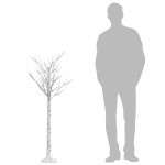 vidaXL Pom de Crăciun, 140 LED-uri, alb cald, 1,5 m, salcie, int./ext.