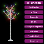 vidaXL Pom Crăciun 140 LED-uri colorat 1,5 m salcie interior/exterior