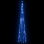 vidaXL Decorațiune brad Crăciun conic 752 LED-uri albastru 160x500 cm vidaXL Decorațiune brad Crăciun conic 752 LED-uri albastru 160x500 cm