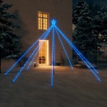 vidaXL Pom de Crăciun LED Interioară Exterior 576LED-uri Albastru 3,6m vidaXL Pom de Crăciun LED Interioară Exterior 576LED-uri Albastru 3,6m