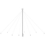 vidaXL Pom de Crăciun LED Interioară Exterior 576LED-uri Albastru 3,6m vidaXL Pom de Crăciun LED Interioară Exterior 576LED-uri Albastru 3,6m