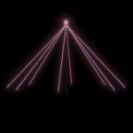 vidaXL Pom de Crăciun LED Interioară Exterior 800 LED-uri Colorate 5 m vidaXL Pom de Crăciun LED Interioară Exterior 800 LED-uri Colorate 5 m