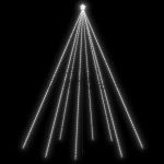vidaXL Pom de Crăciun LED Interior Exterior 1300 LED-uri Alb Rece 8 m vidaXL Pom de Crăciun LED Interior Exterior 1300 LED-uri Alb Rece 8 m