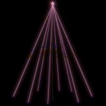 vidaXL Pom de Crăciun LED Interioară Exterior 1300 LED-uri Colorate 8m vidaXL Pom de Crăciun LED Interioară Exterior 1300 LED-uri Colorate 8m