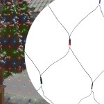 vidaXL Plasă lumini Crăciun colorată 3x3 m 306 LED interior/exterior vidaXL Plasă lumini Crăciun colorată 3x3 m 306 LED interior/exterior