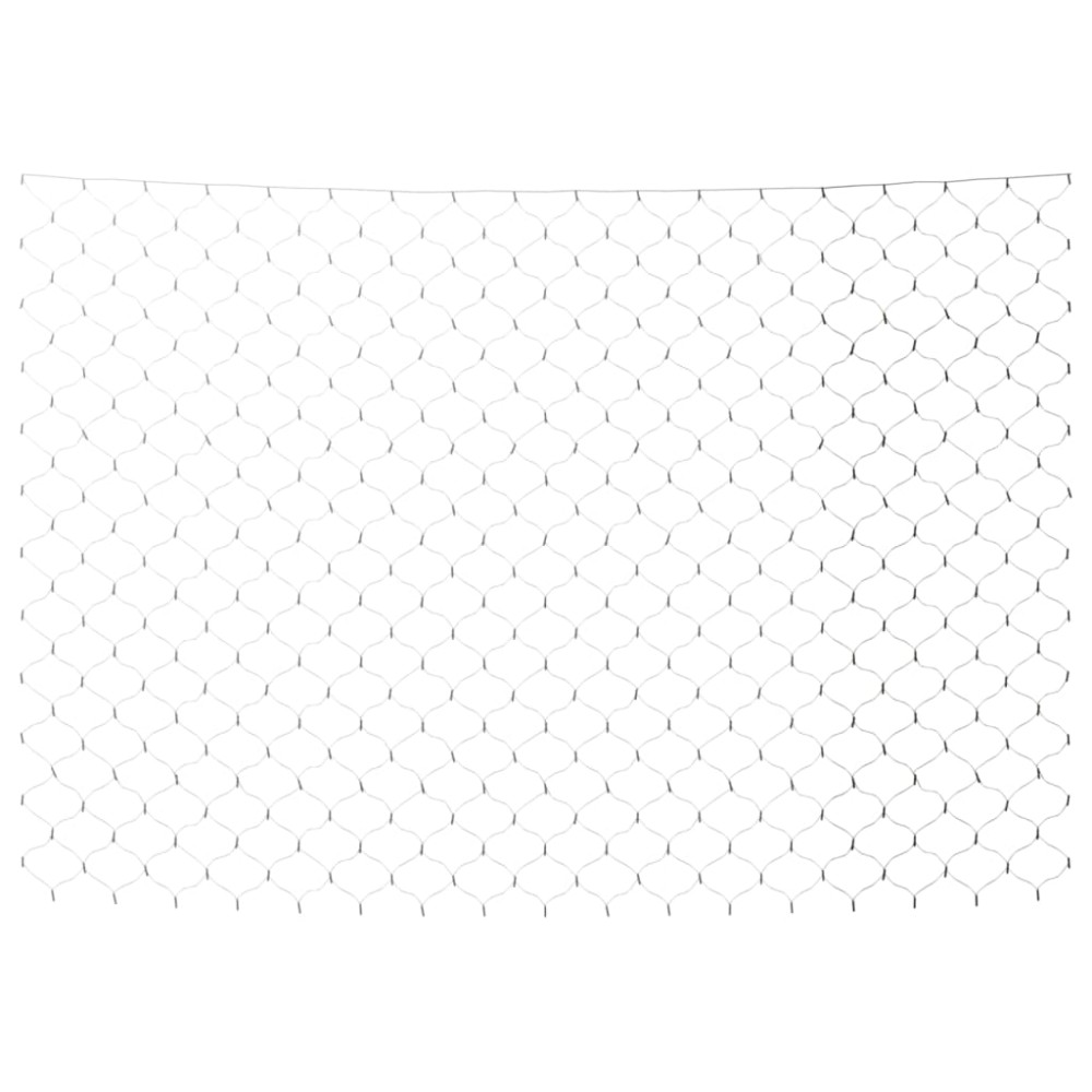 vidaXL Plasă lumini Crăciun 544 LED alb rece 4x4 m interior/exterior