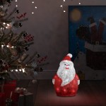 vidaXL Figurină Moș Crăciun cu LED, 28 m, acrilic, interior/exterior vidaXL Figurină Moș Crăciun cu LED, 28 m, acrilic, interior/exterior