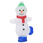 vidaXL Figurină om zăpadă Crăciun LED acrilic 30cm interior/exterior vidaXL Figurină om zăpadă Crăciun LED acrilic 30cm interior/exterior
