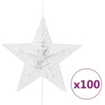 vidaXL Instalație lumini tip perdea stele 500 LED multicolor 8 funcții