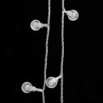 vidalXL Ghirlandă luminoasă, 200 LED-uri, alb cald, 8 funcții, 20 m