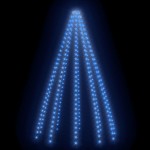 vidaXL Instalație pom de Crăciun cu 300 LED-uri albastru 300 cm vidaXL Instalație pom de Crăciun cu 300 LED-uri albastru 300 cm