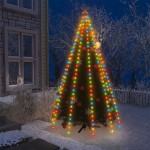 vidaXL Instalație brad de Crăciun cu 300 LED-uri multicolor 300 cm vidaXL Instalație brad de Crăciun cu 300 LED-uri multicolor 300 cm