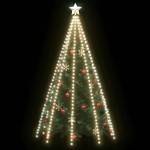 vidaXL Instalație brad de Crăciun cu 400 LED-uri alb rece 400 cm vidaXL Instalație brad de Crăciun cu 400 LED-uri alb rece 400 cm