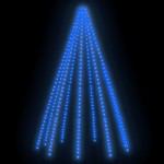 vidaXL Instalație brad de Crăciun cu 400 LED-uri, albastru, 400 cm