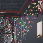 vidaXL Lumini de perdea tip gheață 400 LED-uri colorate 8 funcții 10 m vidaXL Lumini de perdea tip gheață 400 LED-uri colorate 8 funcții 10 m