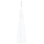 vidaXL Con de lumină cu LED decorativ, alb rece, 60 cm, acrilic vidaXL Con de lumină cu LED decorativ, alb rece, 60 cm, acrilic