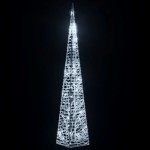 vidaXL Con de lumină cu LED decorativ, alb rece, 60 cm, acrilic vidaXL Con de lumină cu LED decorativ, alb rece, 60 cm, acrilic