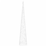 vidaXL Con de lumină cu LED decorativ, alb rece, 60 cm, acrilic vidaXL Con de lumină cu LED decorativ, alb rece, 60 cm, acrilic