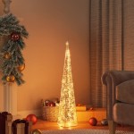 vidaXL Con de lumină cu LED decorativ, alb cald, 90 cm, acril vidaXL Con de lumină cu LED decorativ, alb cald, 90 cm, acril