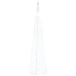 vidaXL Con de lumină cu LED decorativ, alb rece, 90 cm, acrilic vidaXL Con de lumină cu LED decorativ, alb rece, 90 cm, acrilic