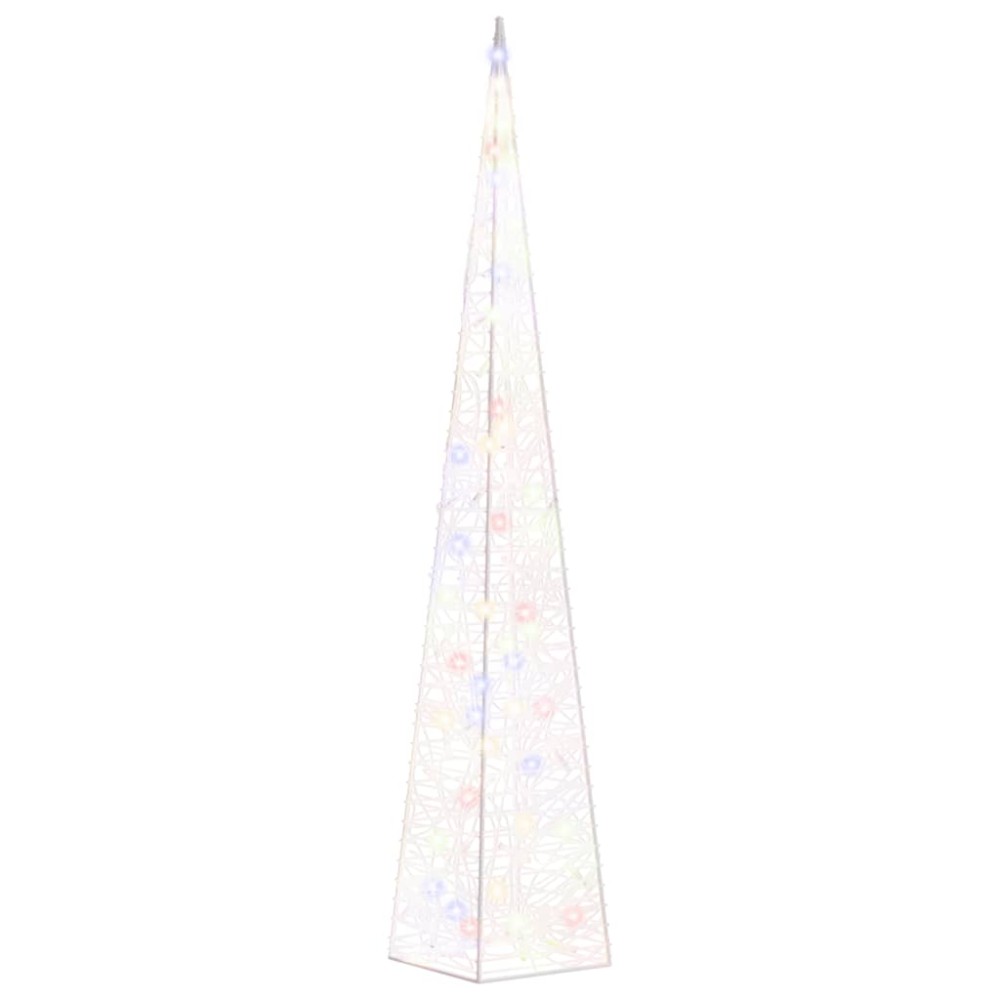 vidaXL Con de lumină cu LED decorativ multicolor, 90 cm, acril
