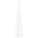 vidaXL Con de lumină cu LED decorativ multicolor, 90 cm, acril vidaXL Con de lumină cu LED decorativ multicolor, 90 cm, acril