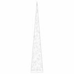 vidaXL Con de lumină cu LED decorativ, alb rece, 120 cm, acril vidaXL Con de lumină cu LED decorativ, alb rece, 120 cm, acril