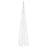 vidaXL Con de lumină cu LED decorativ, albastru, 120 cm, acril vidaXL Con de lumină cu LED decorativ, albastru, 120 cm, acril