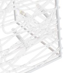 vidaXL Set conuri decorative cu LED-uri, alb rece, 30/45/60 cm, acril vidaXL Set conuri decorative cu LED-uri, alb rece, 30/45/60 cm, acril