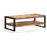 vidaXL Măsuță de cafea, 120x60x40 cm, lemn masiv reciclat vidaXL Măsuță de cafea, 120x60x40 cm, lemn masiv reciclat