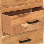 vidaXL Servantă, 88x30x73 cm, lemn masiv de acacia