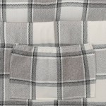 vidaXL Fotoliu rabatabil, gri, material textil