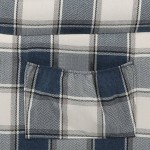 vidaXL Fotoliu extensibil, albastru, material textil